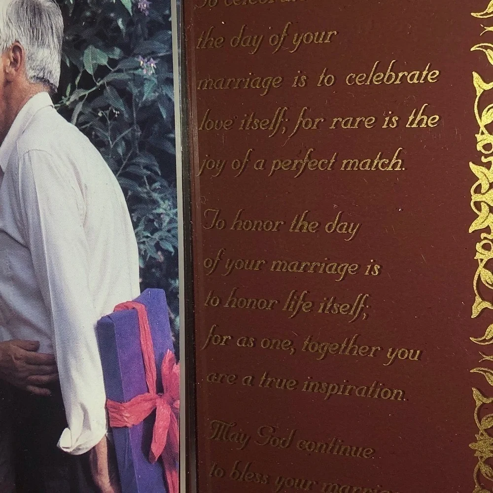 Happy Anniversary keepsake picture frame